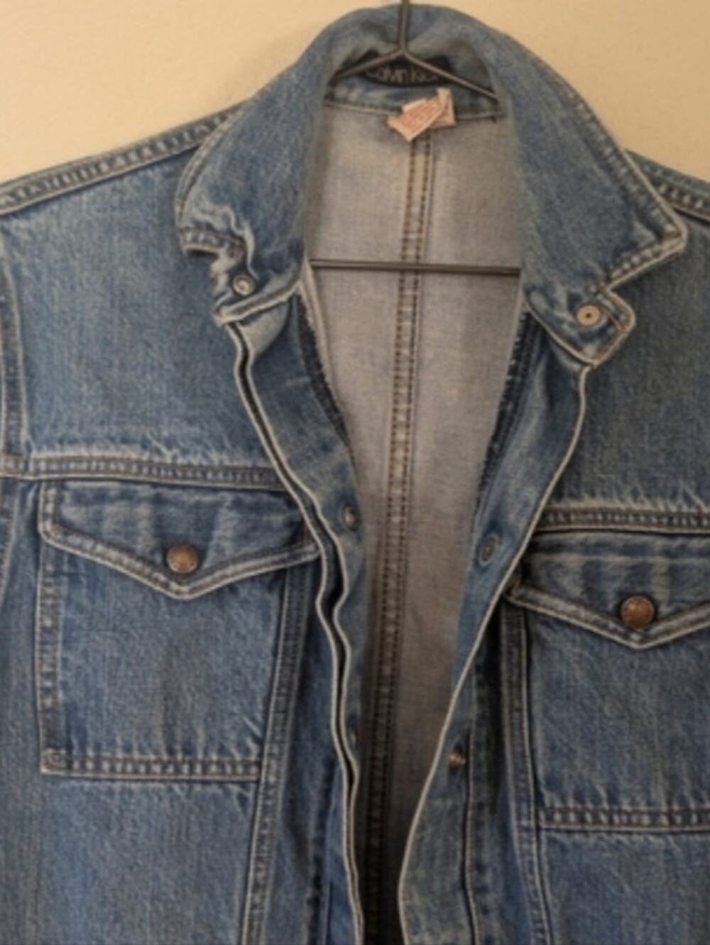 Calvin Klein Vintage Blue Denim Jacket — Women's Jean Jacket M